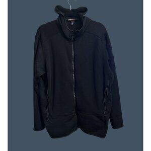 Kirkland Signature Mens Black Fleece Hoodie Jacket XXLT Full-Zip